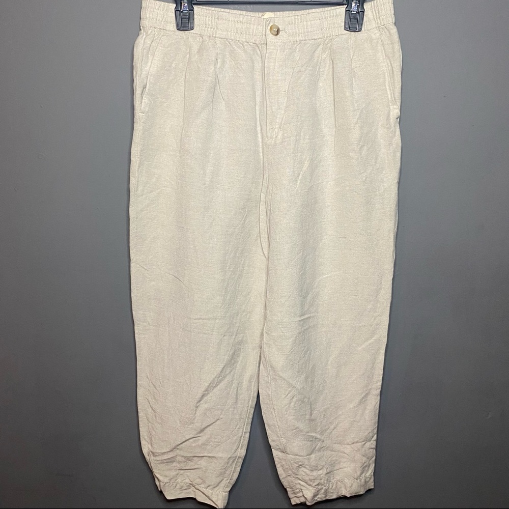 Madewell Linen Blend Track Trousers